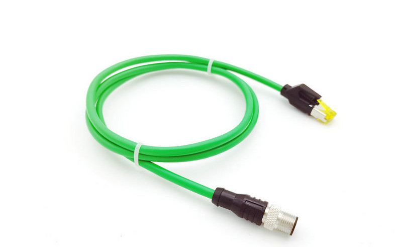 M12數(shù)據(jù)通信連接器工業(yè)RJ45連接器